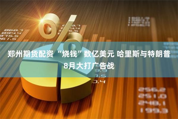 郑州期货配资 “烧钱”数亿美元 哈里斯与特朗普8月大打广告战