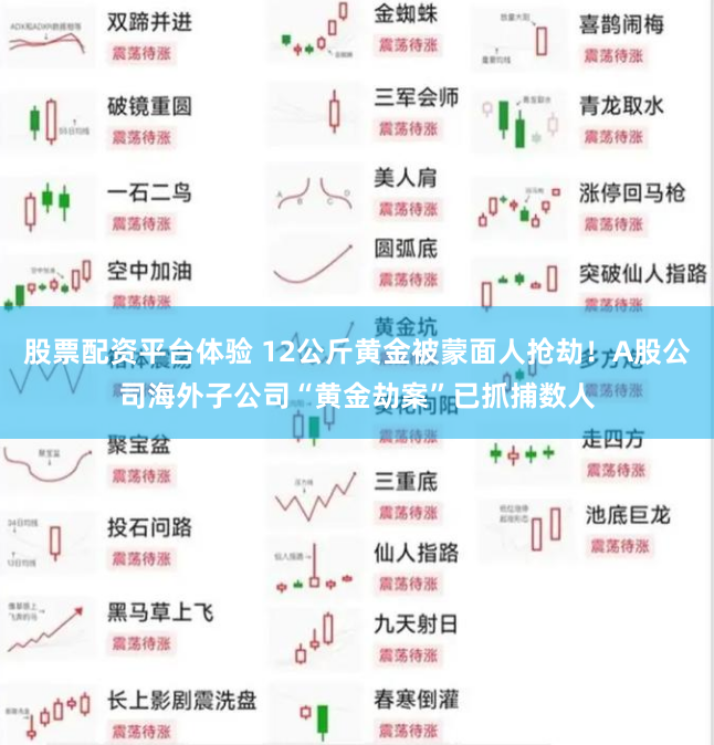 股票配资平台体验 12公斤黄金被蒙面人抢劫！A股公司海外子公司“黄金劫案”已抓捕数人